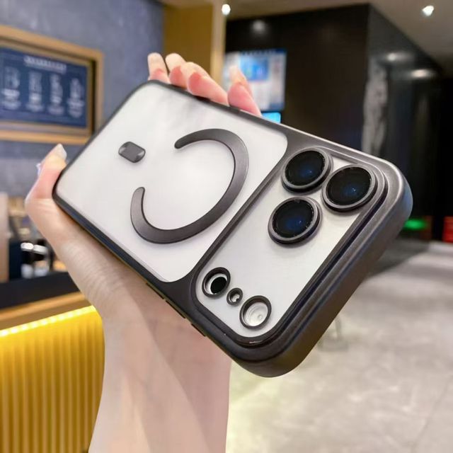 New Model Instantly Converts to 17 Pro Max Large Window TPU Magnetic Plating Matte Anti-drop Phone Case for iPhone 17 16 Pro Max