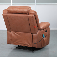 Canapé de Cinéma Commercial Personnalisé en Cuir avec Repose-Pieds, Fauteuil Inclinable Ergonomique pour Salon et Home Cinéma