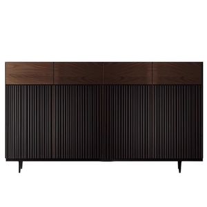 Mueble zapatero minimalista italiano de madera maciza, mueble lateral retro de alta gama para almacenamiento, montado en la pared, para uso doméstico - Product Image 4