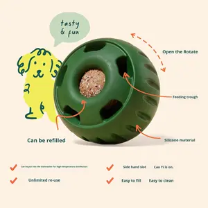 <span class=keywords><strong>ลูก</strong></span>บอลซิลิโคนสำหรับสัตว์เลี้ยงแบบขายส่ง ปลอดภัย ทนทาน ช่วยให้กินช้าลง ของเล่นเคี้ยวสำหรับสุนัข ใช้งานได้นาน ไม่เป็นพิษ ทำความสะอาดง่าย ปลอดภัยยิ่งขึ้น - Product Image 2