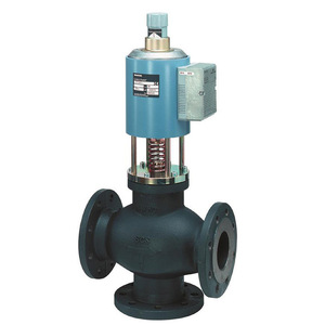 Siemens Solenoid Control Valve 3 Way AC 230 <b>V</b> Water 0-10 <b>Bar</b> -40C to 200C Parabolic Flow - Product Image 1