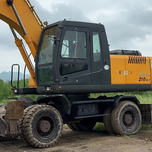 Excavadora de Ruedas Usada Hyundai R210W-7 de 21 Toneladas, Excavadora Original de Corea - Product Image 1