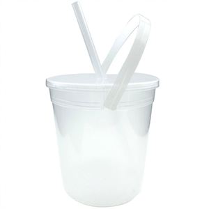 Seau à rhum réutilisable de 32 oz avec poignée et couvercle anti-éclaboussures, décorations de fête modernes pour bars à cocktails - Product Image 5