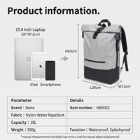 Sac à dos de randonnée souple et respirant 18L, léger, imperméable, en nylon, à motif géométrique, pour l'escalade, le camping et les voyages