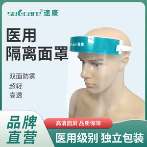 Protector facial de aislamiento médico, protector facial transparente a prueba de polvo, protector facial contra vapores de aceite, protección para el personal médico - Product Image 4