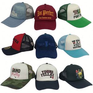 Factory Wholesale Sponge <b>Net</b> Baseball Cap Advertising Cap With Custom Logo Printed Embroidered <b>Mesh</b> Cap Summer Sun Visor Hat - Product Image 6