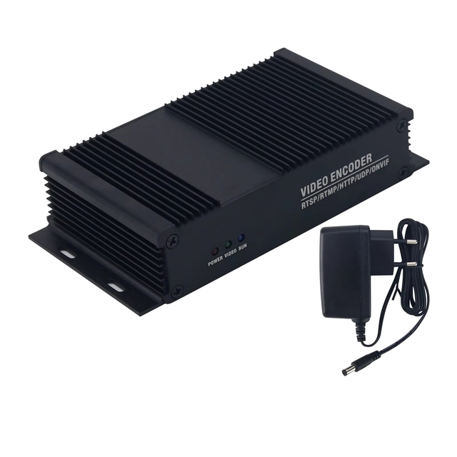 GGDX H.265/H.264 High Definition Video Encoder 1080P/60FPS to IP Support for RTSP/RTMP/HTTP/UDP/ONVIF