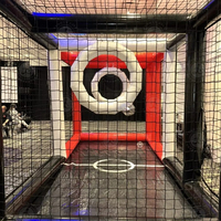 Arène de drone gonflable durable avec caractéristiques de sécurité Espace d'événement de drone gonflable Zone de combat de drone gonflable