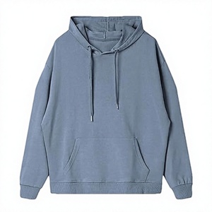<b>600Gsm</b> Heavyweight Drop Shoulder Boxy Cropped <b>Hoodie</b> Blank Poly Cotton Oversized High Quality Customized <b>Hoodie</b> Manufacturers - Product Image 5