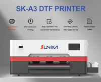 3 Yıl Garantili 12 İnç Beyaz Pigment Mürekkepli Tam Otomatik 33cm DTF Baskı Makinesi Yeni Çift Epson F1080 Baskı Kafaları