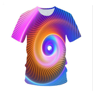 Fabricant en gros mode confortable <span class=keywords><strong>garçon</strong></span> T-shirt 3D numérique Anime impression sublimation T-shirt adolescent manches courtes hauts - Product Image 3
