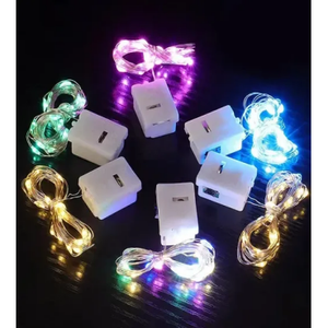 Luci di stringa a LED bianche calde da 80cm per decorazioni ed eventi domestici - Product Image 1