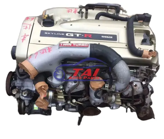 Japonês Usado Motor Twin Turbo RB26 RB26DET 2.6L Motor Para Nissan Skyline GT-R