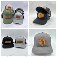 Gorra de Camionero Richardson 112 con Logo de Parche de Cuero, Gorras en Blanco Populares de Malla de Alta Calidad, Lisas y Personalizables de Camuflaje