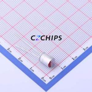 Condensador Sólido H2220M063C080RL, Componente de Orificio Pasante (THT), D6.3xL8mm 22uF 20% 63V 750mA100kHz - Product Image 1