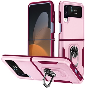 Soporte de anillo de rotación de 360 grados, funda de teléfono de alta calidad, protección completa, para Samsung <span class=keywords><strong>Z</strong></span>, <span class=keywords><strong>Fold</strong></span> <span class=keywords><strong>4</strong></span>, Flip <span class=keywords><strong>4</strong></span> - Product Image 1