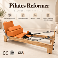 Reformers de Pilates de haute qualité (matériau en chêne) durables et écologiques utilisés dans les studios de Pilates professionnels