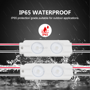 โมดูลไฟ LED สำหรับป้ายโฆษณา EU Stock IP65 DC12V 3 LEDs แบบฉีดขึ้นรูป กำลังไฟ 1W 150lm แสงพื้นหลัง 7000k สีขาว จัดส่งฟรี - Product Image 5