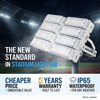Projecteur LED modulaire de stade extérieur en aluminium 250W haute puissance, étanche IP65, garantie 5 ans, prix réduit