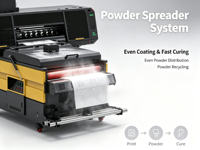 Imprimante DTF 4 têtes avec distributeur de poudre standard, machine d'impression directe sur film pour vêtements (sans buse)