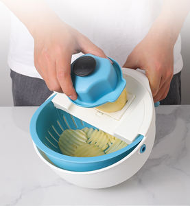 Vente en gros de trancheuse multifonctionnelle Syh596 avec panier de drainage pour couper les légumes - Product Image 2