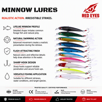 Échantillon gratuit de leurres artificiels en gros, leurres durs pour la pêche au barracuda, 9cm 7g, lot de leurres minnow laser