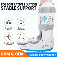 Orthèses gonflables pour la marche, bottes de marche pour la cheville (entorse et fracture), support respirant, fixation médicale, bottes de maintien.