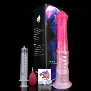Yocy212 Drie Maten Siliconen Dier Dildo Paard Penis Spuitende Masturbator Met Zuignap Voor Vrouwen - Product Image 5