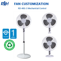 Ventilateur électrique silencieux réglable en hauteur de 1,5 m, 16 pouces, 3-en-1, à prix abordable, pour sol, mur et table, fournisseur d'usine OEM chinois