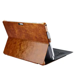 Leather Shockproof Case for Microsoft Surface Pro 4 Case