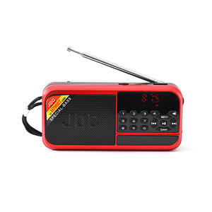 Custom Digital Number Key FM Radio Telescopic Antenna Home Outdoor TF <b>USB</b> Rechargeable Heavy Bass Broadcast Audio Receiver - Product Image 1