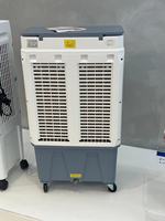 Refroidisseur d'air évaporatif portable 3 en 1 30L et ventilateur à eau 120W avec 3 vitesses pour usage extérieur et domestique