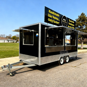Chariot de vente mobile OEM pour restaurant extérieur, camion de restauration de rue personnalisé, remorque à café - Product Image 1