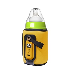 Portable Smart Wireless <b>USB</b>-Milk Warmer Baby Feeding Bottle Warmer Bag for On-The-Go Use - Product Image 1