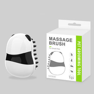 प्यारा हथेली के आकार नरम TPR दांत छोटे पालतू कुत्ते और बिल्ली मालिश स्नान ब्रश - Product Image 6