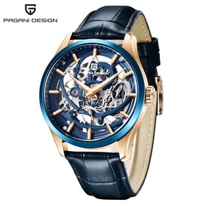 Drioshipping Brand Leather Men <b>Watch</b> Fashion Luxury Automatic <b>Mechanical</b> <b>Watch</b> 100m Waterproof <b>Watch</b> Relogio Masculino - Product Image 1