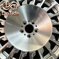 Jantes en aluminium concaves à plusieurs fenêtres, finition usinée intégrale argentée, PCD ET personnalisé, vente en gros directe usine