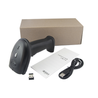 Lecteur de codes-barres omnidirectionnel sans fil 2,4 G DiligenCe pour supermarché, scanner de codes QR 1D/2D, mise en veille automatique, USB COM, mains libres, 7300 en stock