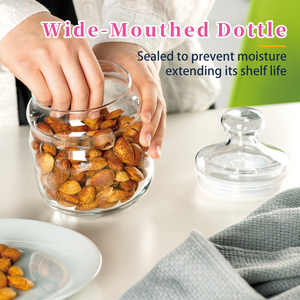 Pot <span class=keywords><strong>en</strong></span> <span class=keywords><strong>verre</strong></span> hermétique de qualité alimentaire <span class=keywords><strong>Luminarc</strong></span> Factory 0,5L 0,75L 1L <span class=keywords><strong>avec</strong></span> <span class=keywords><strong>couvercle</strong></span> supérieur pour collations, thé, café, épices - Product Image 3