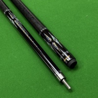 Tongkat Biliar Anti-Selip 1/2 Split Stainless Steel Laris Manis, 58 Inch, Ujung 11.5mm untuk Klub Biliar