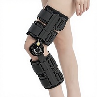Attelle de fixation du genou réglable et respirante en alliage d'aluminium, dispositif de soutien pour la rééducation des fractures du genou, unisexe, 1 kg