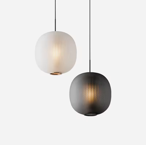 Zèle éclairage nordique moderne minimaliste salle à manger pendentif en verre soufflé restaurant lustre - Product Image 1