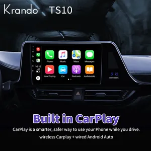 Krando Radio Xe Hơi Android 11.0 Cho Toyota CHR 2016-2020 Máy Phát Đa Phương Tiện GPS DVD Màn Hình Cảm Ứng Âm Thanh Nổi Carplay