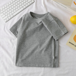 T-shirt Estiva in Cotone a Maniche Corte per Bambini e Bambine, <span class=keywords><strong>Maglietta</strong></span> Traspirante alla Moda con Stampa Pubblicitaria - Product Image 5