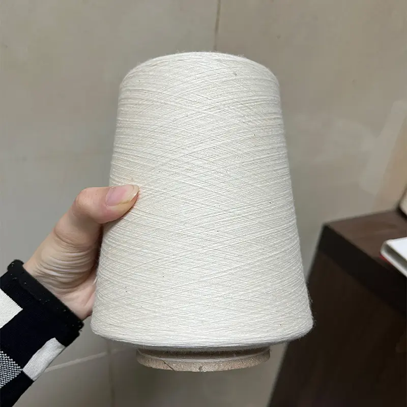 China manufacturer eco-friendly natural cotton bamboo gray yarn for weaving