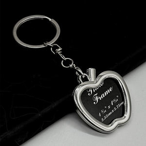 Porte-clés en métal personnalisé avec logo, design sur mesure, insert photo DIY, cadeau créatif, souvenir de mariage, promotion - Product Image 2