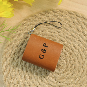 Mini album photo créatif transfrontalier en cuir PU, porte-clés pendentif, cadeau pour couple, fête des Pères, fête des Mères - Product Image 4