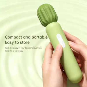 Nuevo Vibrador Femenino con 12 Frecuencias de Vibración, Apariencia de Cactus, Material de Silicona, Recargable por USB, 100% Impermeable, Real - Product Image 4