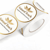 Stiker Label Kertas Vinyl Perekat Sendiri dengan Cetak Logo Kustom, Label Stiker yang Dikustomisasi, Label Kemasan Kustom, Stiker Logo