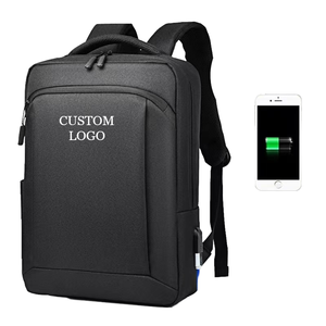 Large-Capacity Unisex Laptop <b>Backpack</b> Waterproof Oxford External USB Port Trolley Sleeve Shoulder <b>Strap</b> for Business Trips Daily - Product Image 1